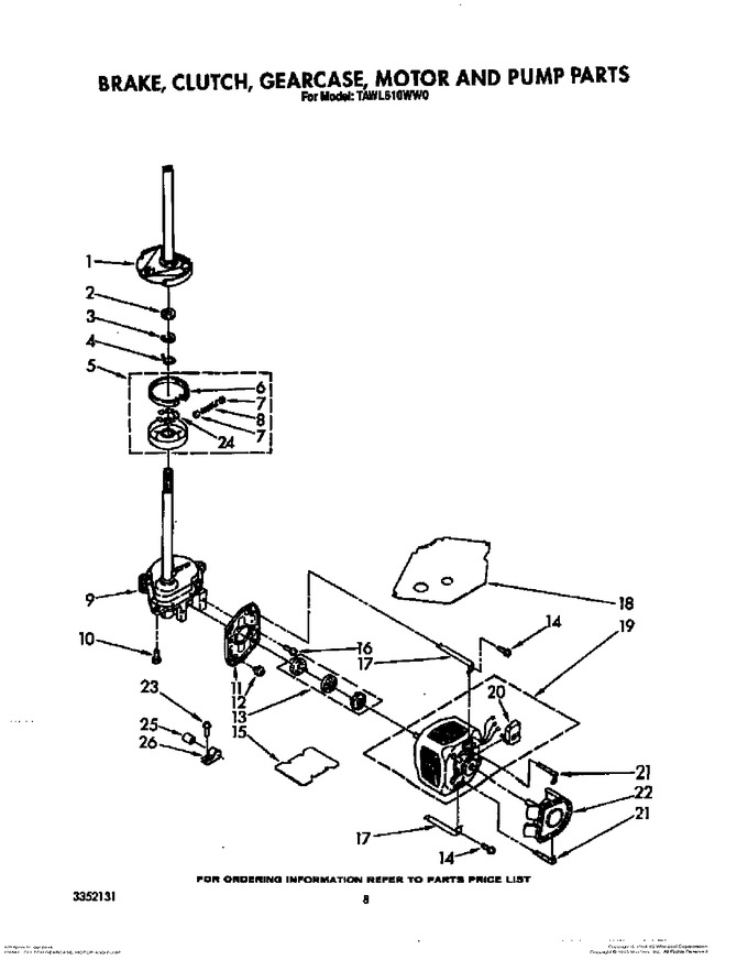 Diagram for TAWL610WN0