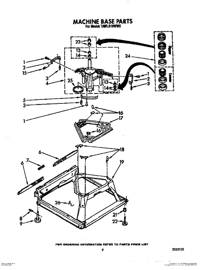 Diagram for TAWL610WW0