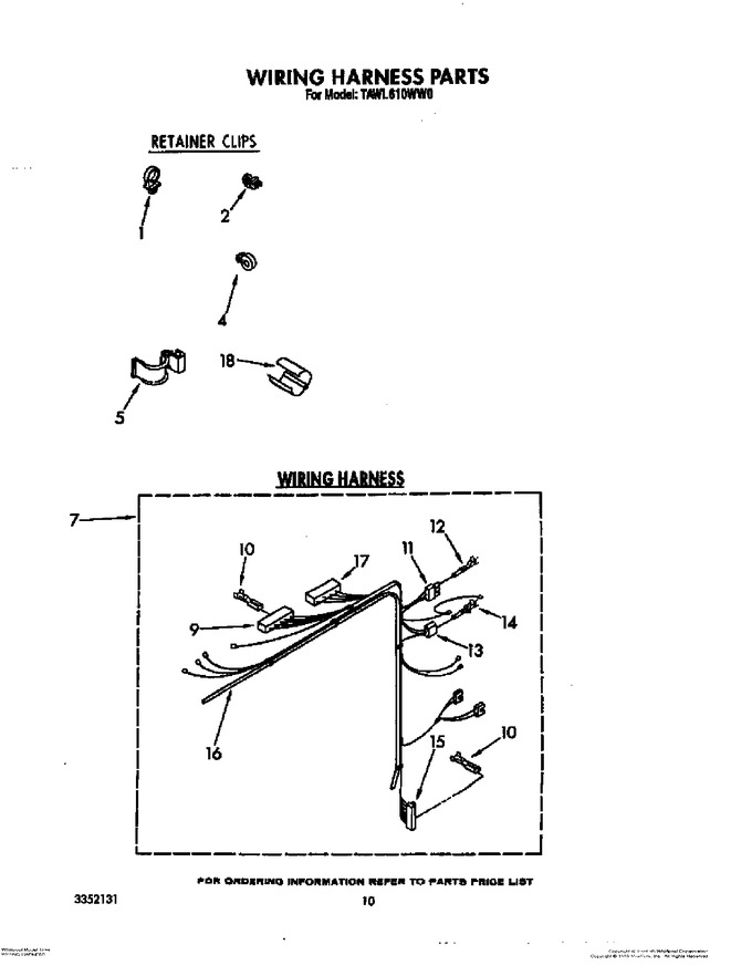 Diagram for TAWL610WN0