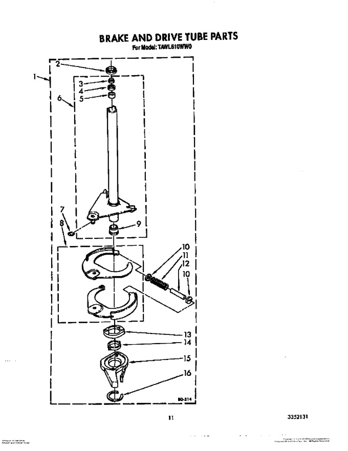 Diagram for TAWL610WN0
