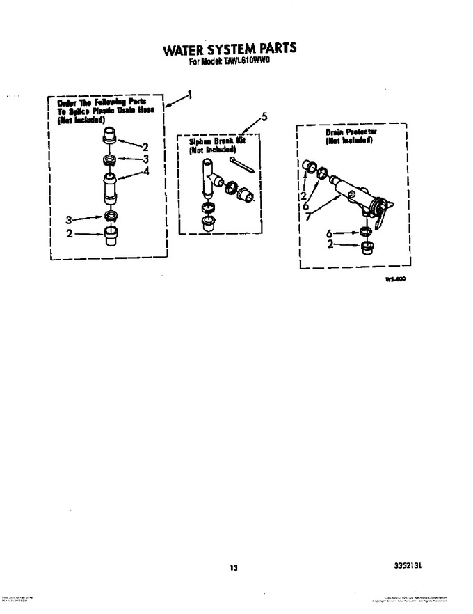 Diagram for TAWL610WW0