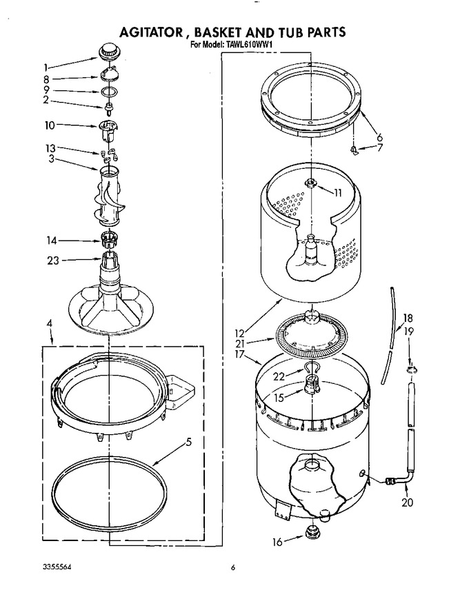 Diagram for TAWL610WW1