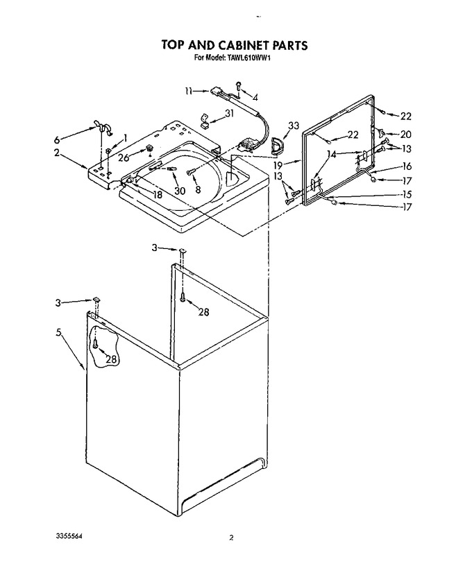 Diagram for TAWL610WN1
