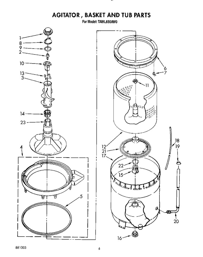 Diagram for TAWL650AG0