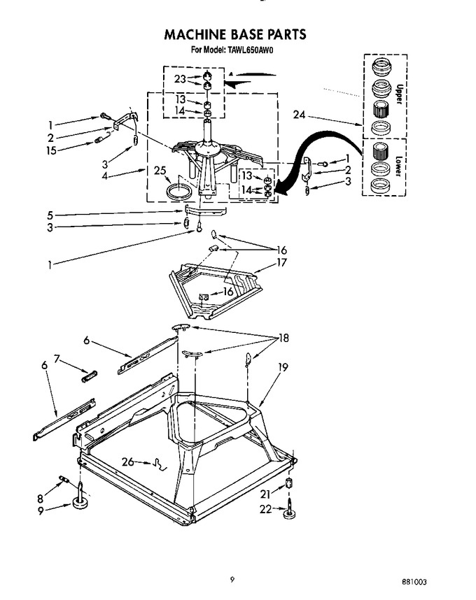 Diagram for TAWL650AG0