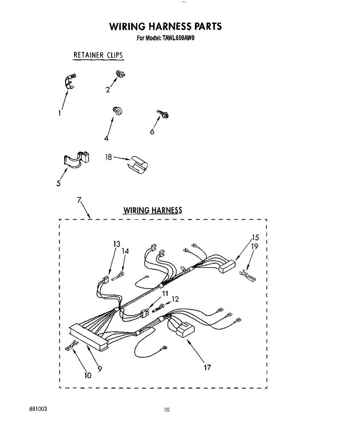 Diagram for TAWL650AG0