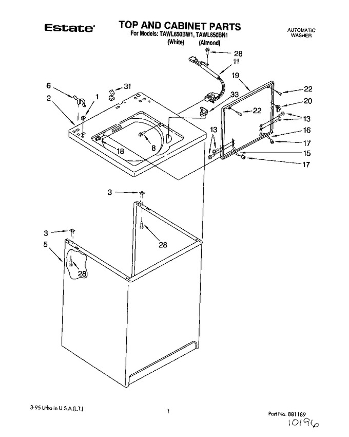 Diagram for TAWL650BN1
