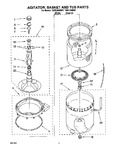 Diagram for 04 - Agitator, Basket And Tub