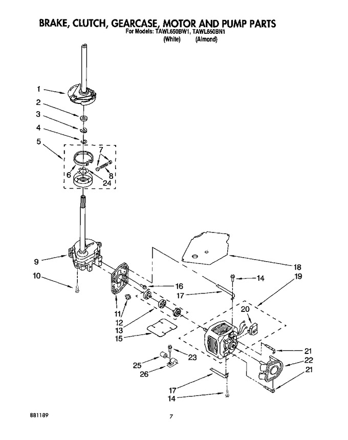 Diagram for TAWL650BN1