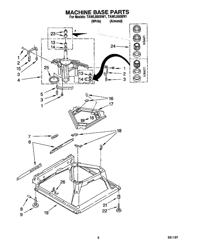 Diagram for TAWL650BN1