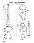 Diagram for 05 - Agitator, Basket And Tub