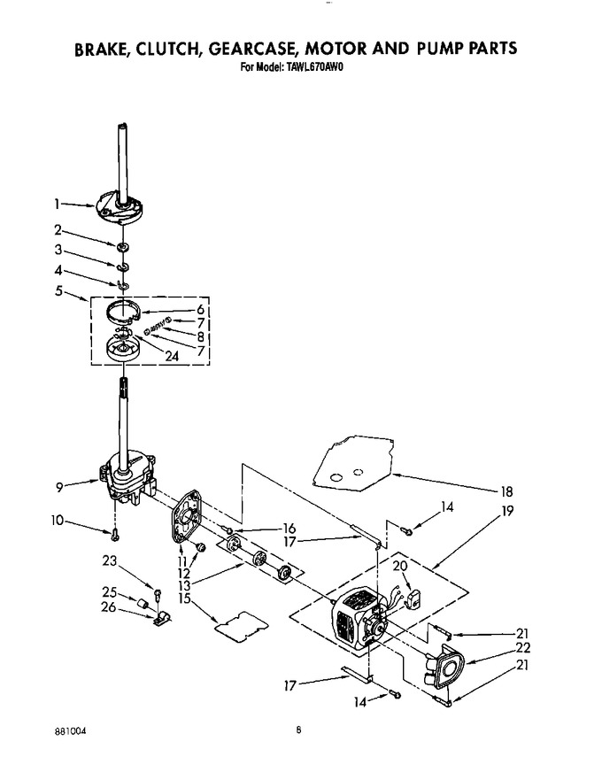Diagram for TAWL670AG0