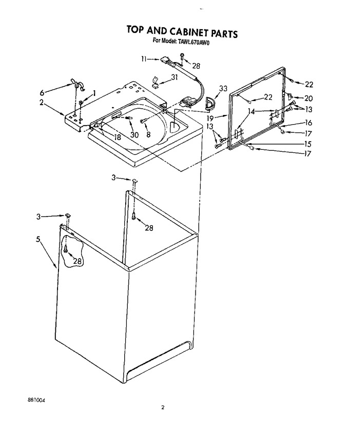 Diagram for TAWL670AN0
