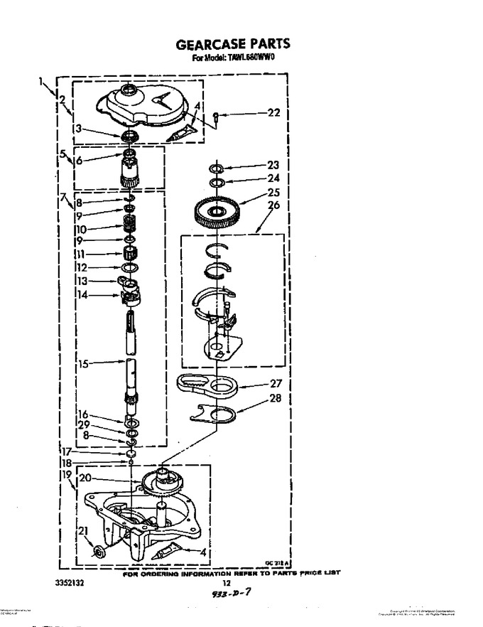 Diagram for TAWL680WN0