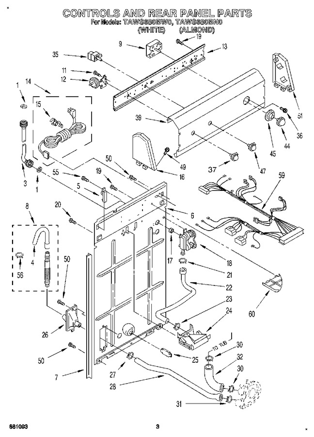 Diagram for TAWS680BW0