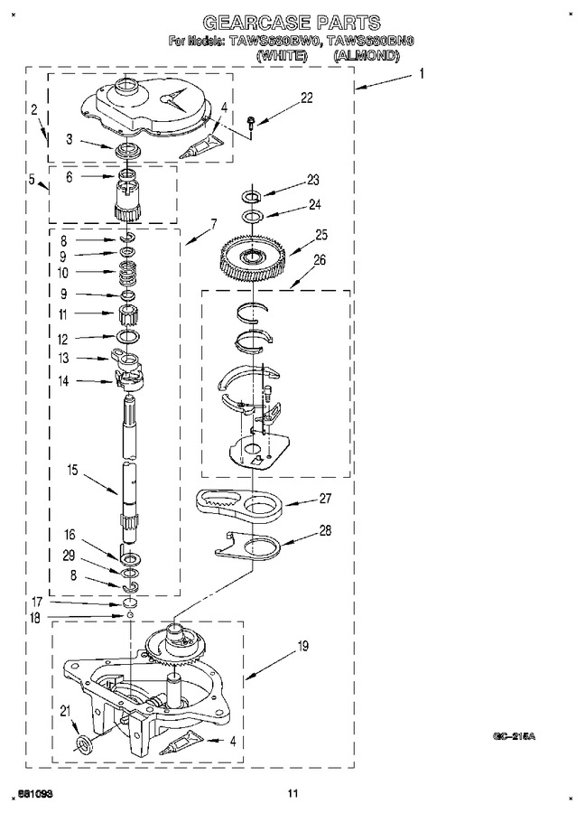 Diagram for TAWS680BW0