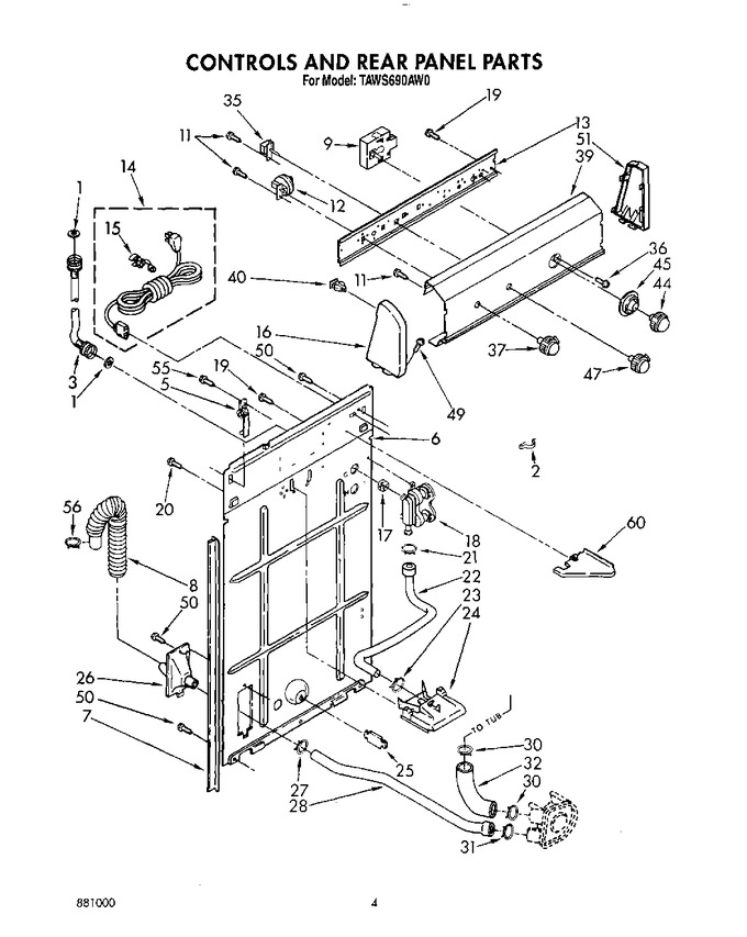 Diagram for TAWS690AW0