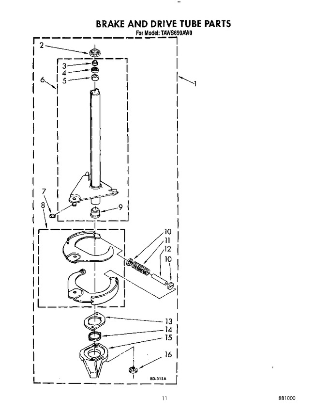 Diagram for TAWS690AW0
