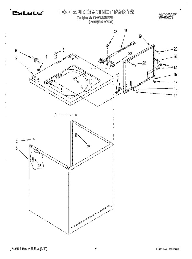 Diagram for TAWS700EQ0