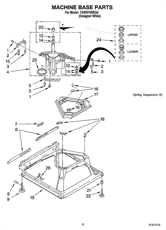 Diagram for TAWS700RQ3