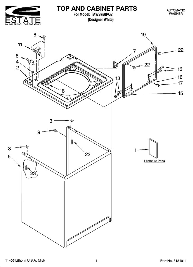 Diagram for TAWS750PQ2