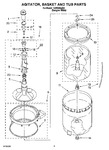 Diagram for 03 - Agitator, Basket And Tub Parts