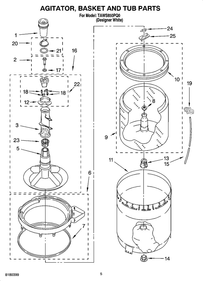 Diagram for TAWS850PQ0