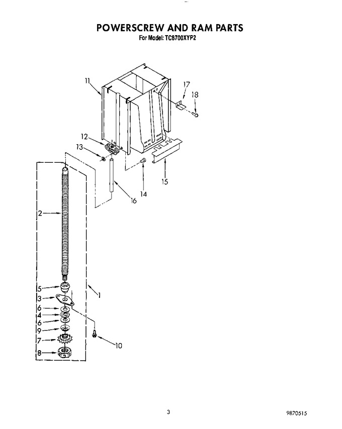 Diagram for TC8700XYP2