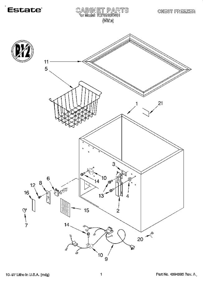 Diagram for TCF0510EW01