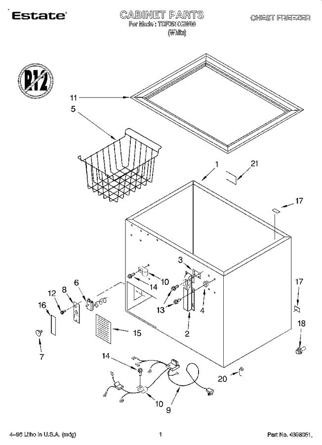 Diagram for TCF0510GW00