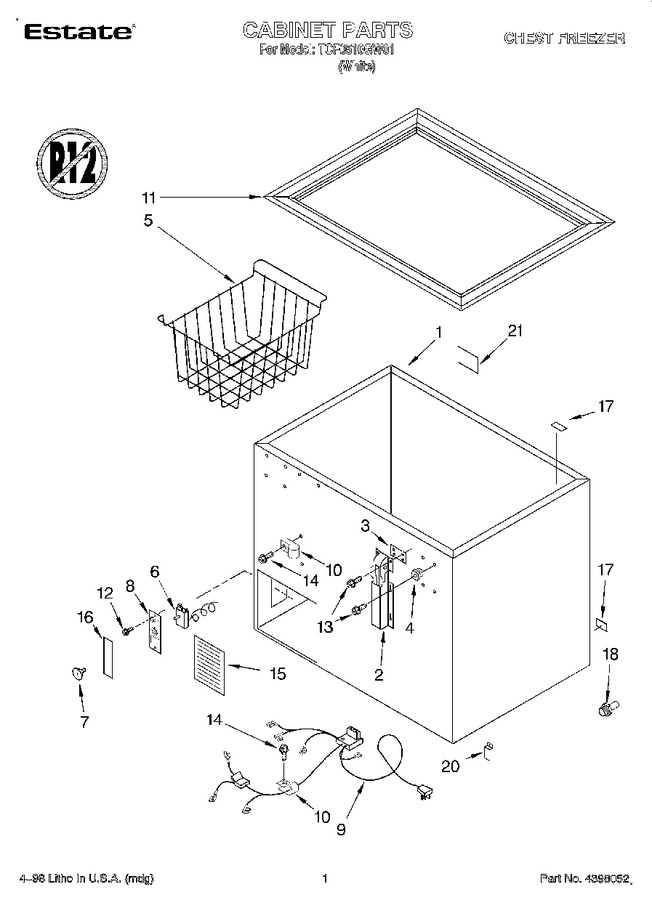 Diagram for TCF0510GW01