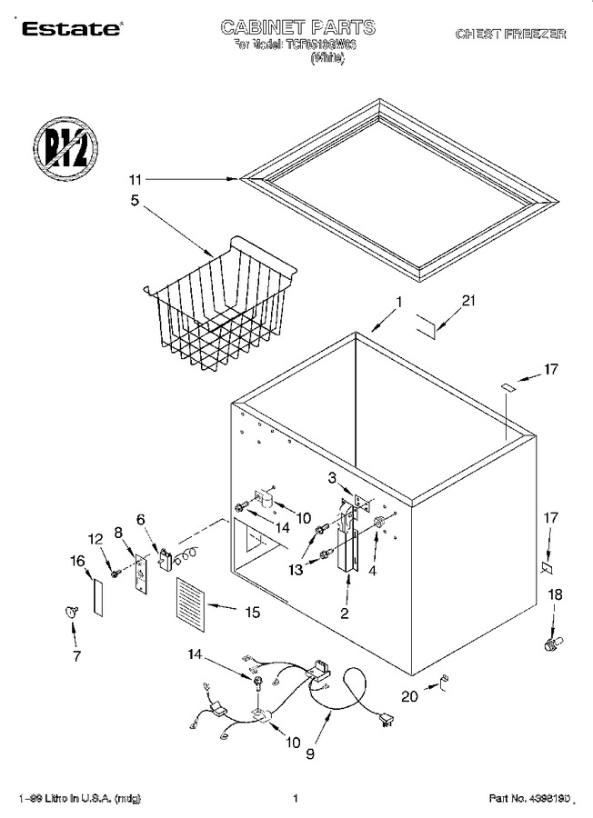 Diagram for TCF0510GW03