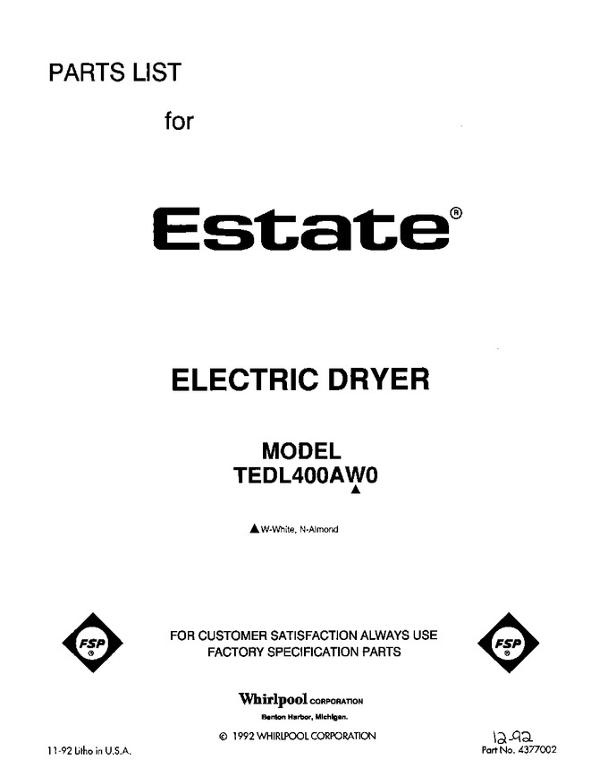 Diagram for TEDL400AN0