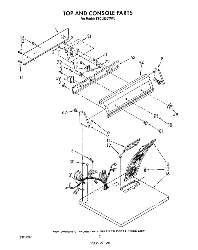 Diagram for TEDL600WN0