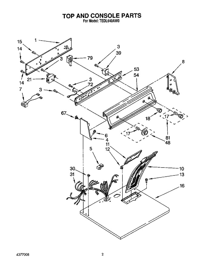Diagram for TEDL640AW0