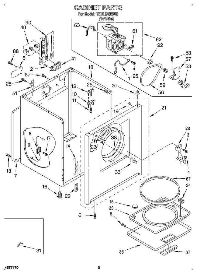 Diagram for TEDL640BW0