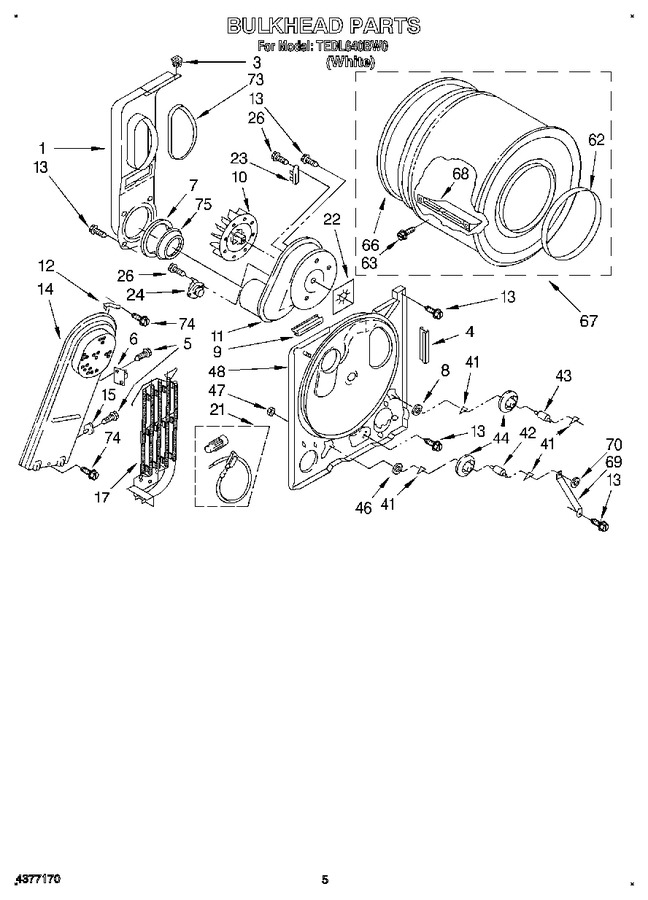 Diagram for TEDL640BW0