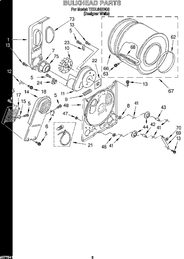 Diagram for TEDL640DQ0