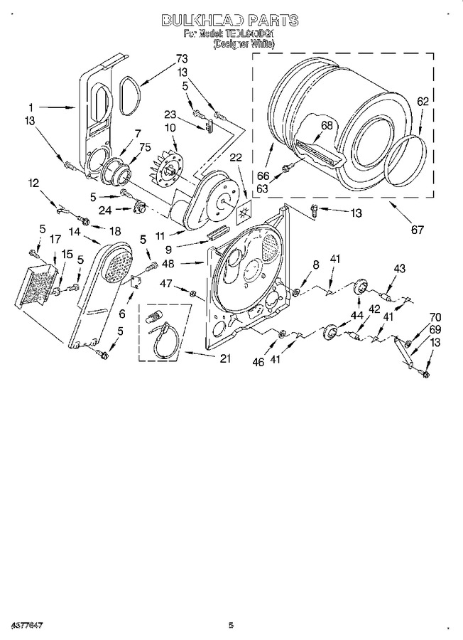 Diagram for TEDL640DQ1