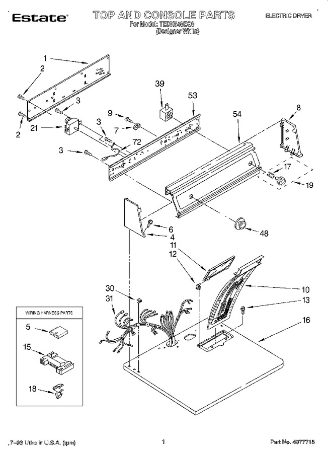 Diagram for TEDX640EQ0