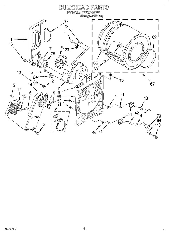 Diagram for TEDX640EQ0