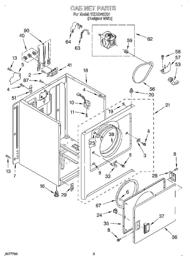 Diagram for TEDX640EQ1
