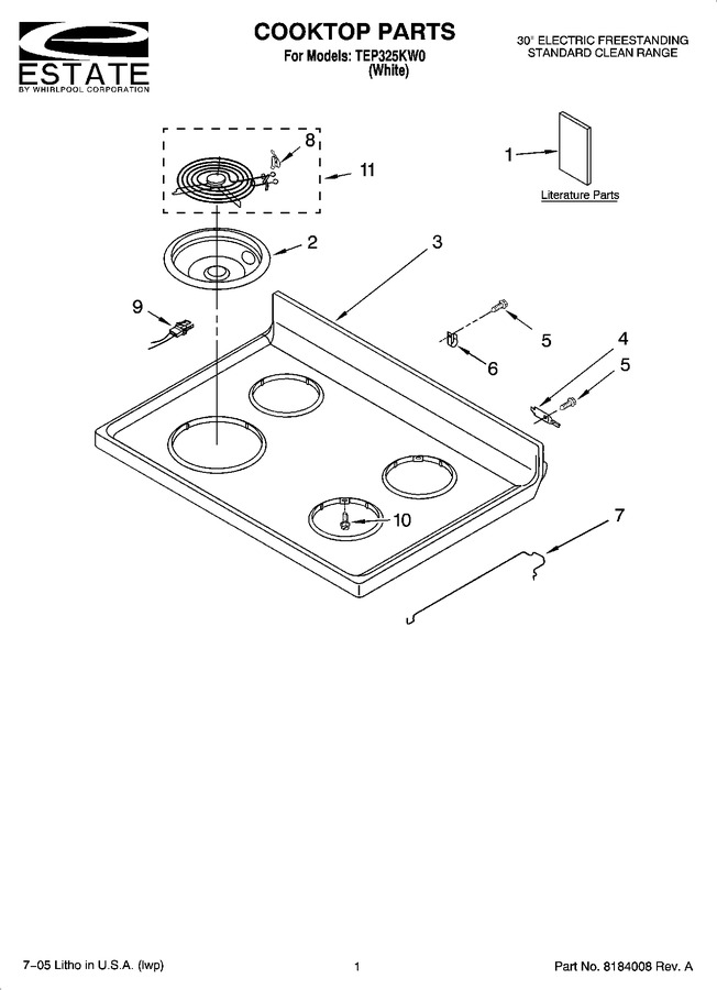 Diagram for TEP325KW0