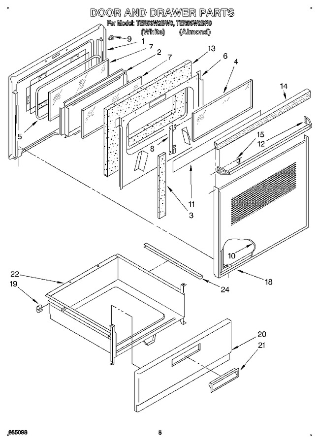 Diagram for TER56W2BW0