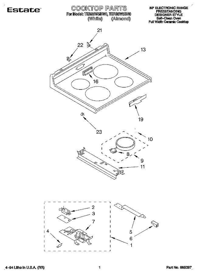 Diagram for TER86W5BN0