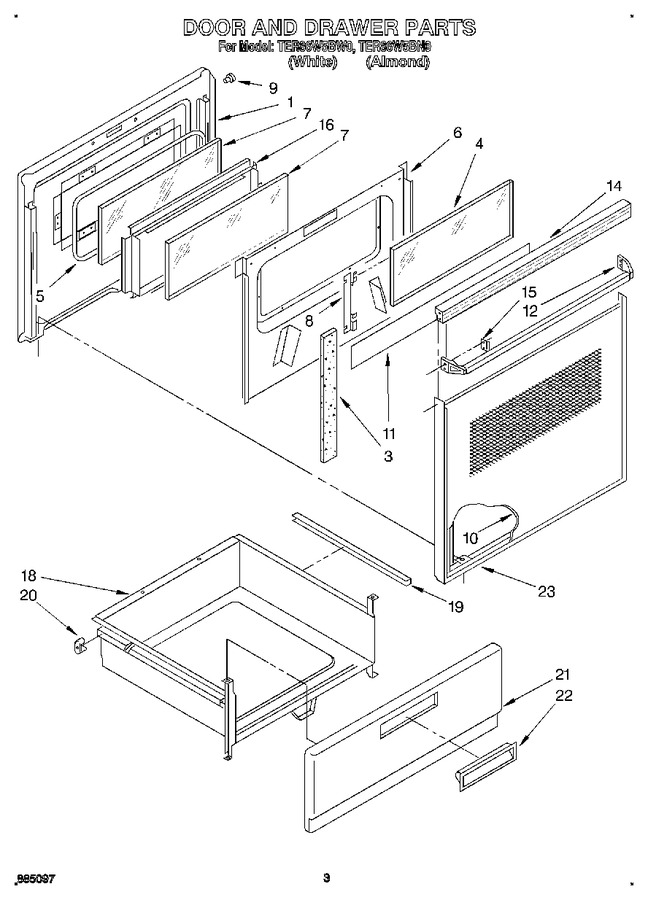 Diagram for TER86W5BN0