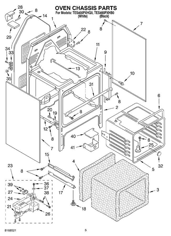 Diagram for TES400PXHB0