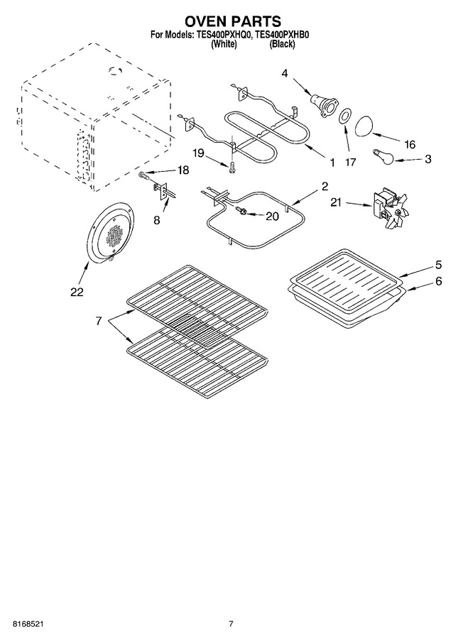 Diagram for TES400PXHB0