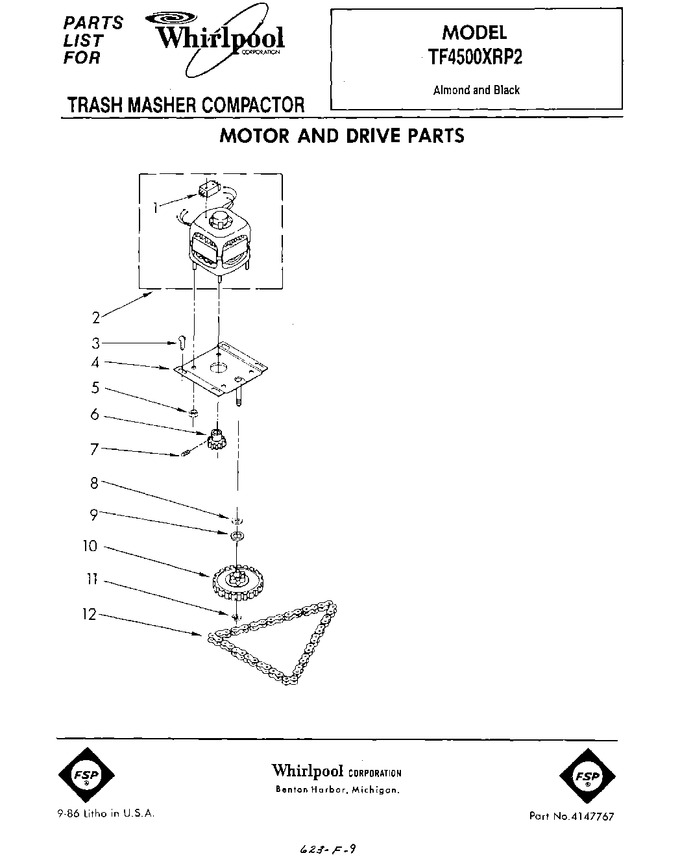 Diagram for TF4500XRP2
