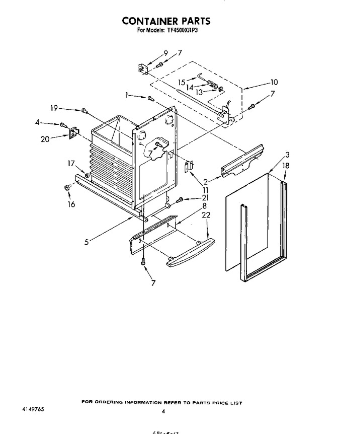Diagram for TF4500XRP3